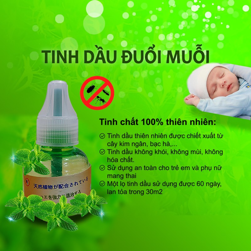 Tinh dầu đuổi muỗi 💖An Như💖 tinh dầu đuổi muỗi hàn quốc, 2 lọ tinh dầu đuổi muỗi An Như