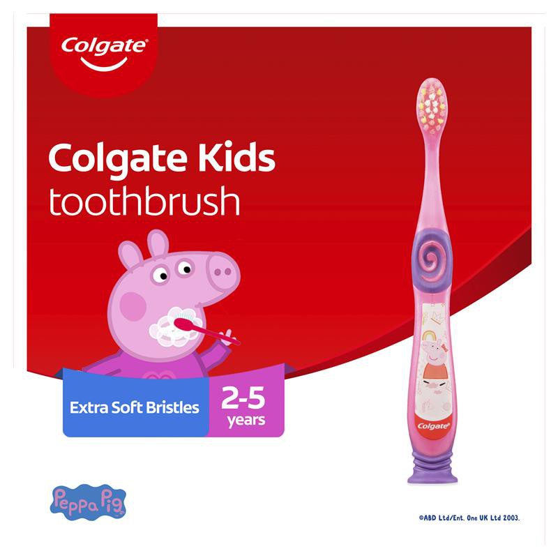 Bàn chải đánh răng Colgate Kids Peppa Pig cho bé từ 2-5 tuổi