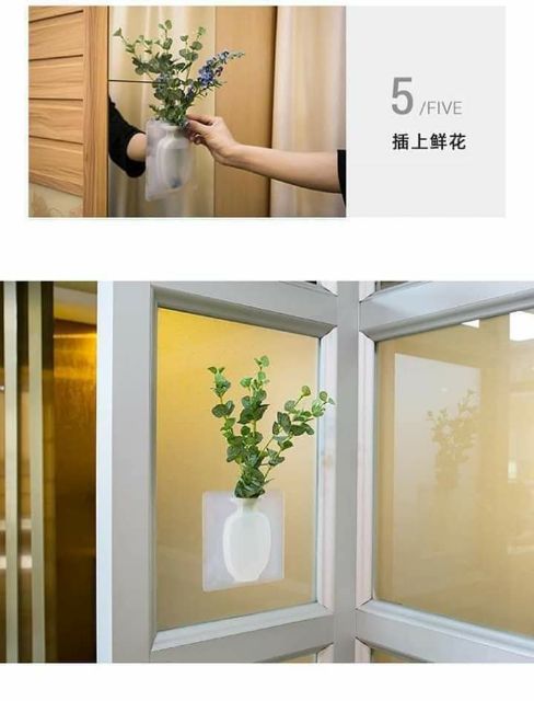 BÌNH HOA DÁN TƯỜNG TIỆN DỤNG