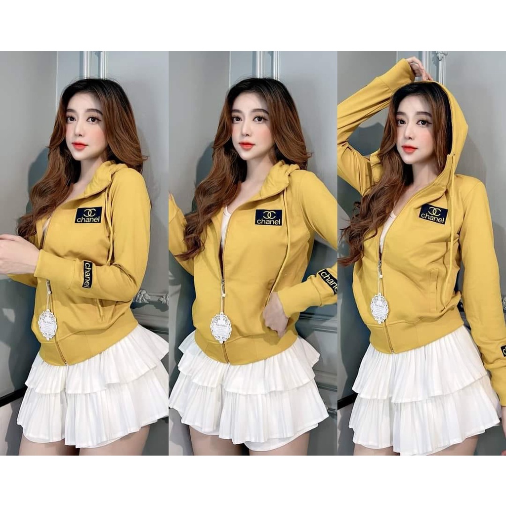 Áo Khoác Da Cá Chống Nắng Logo Thêu  - Hàng Y Hình