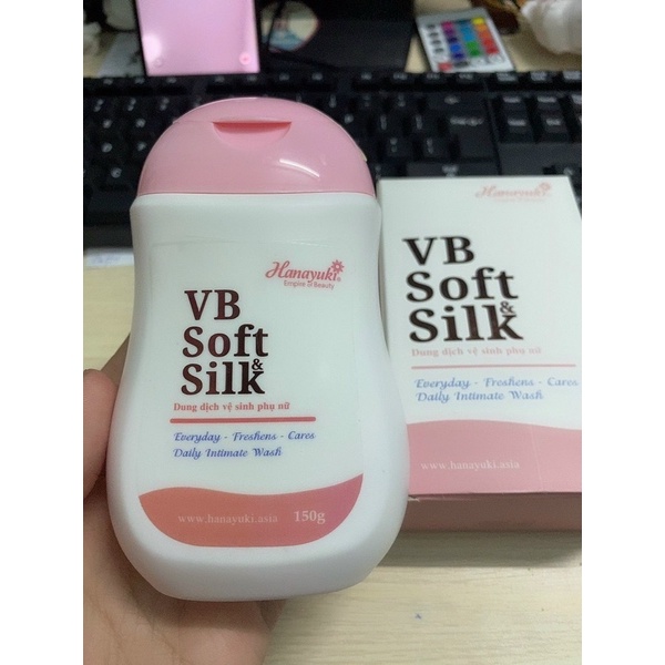 [Chính hãng] Dung dịch vệ sinh Hanayuki màu hồng VB Soft Silk - ddvs Hana phiên bản mới