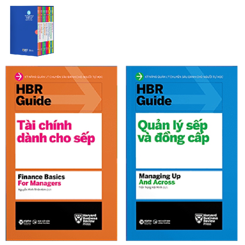 Sách - HBR Guide 2021: Kỹ Năng Quản Lý Chuyên Sâu Từ Harvard Business Review ( Bộ 10 cuốn + tặng kèm boxset)