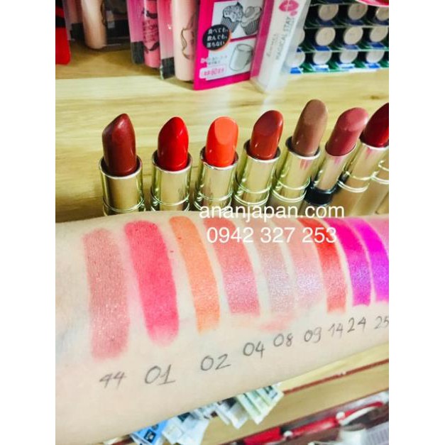 (CHUẨN AUTH NHẬT) Son lì Kiss Me Ferme  Isehan Proof Bright Rouge dưỡng ẩm, lên màu, sáng bóng, lâu trôi kissme