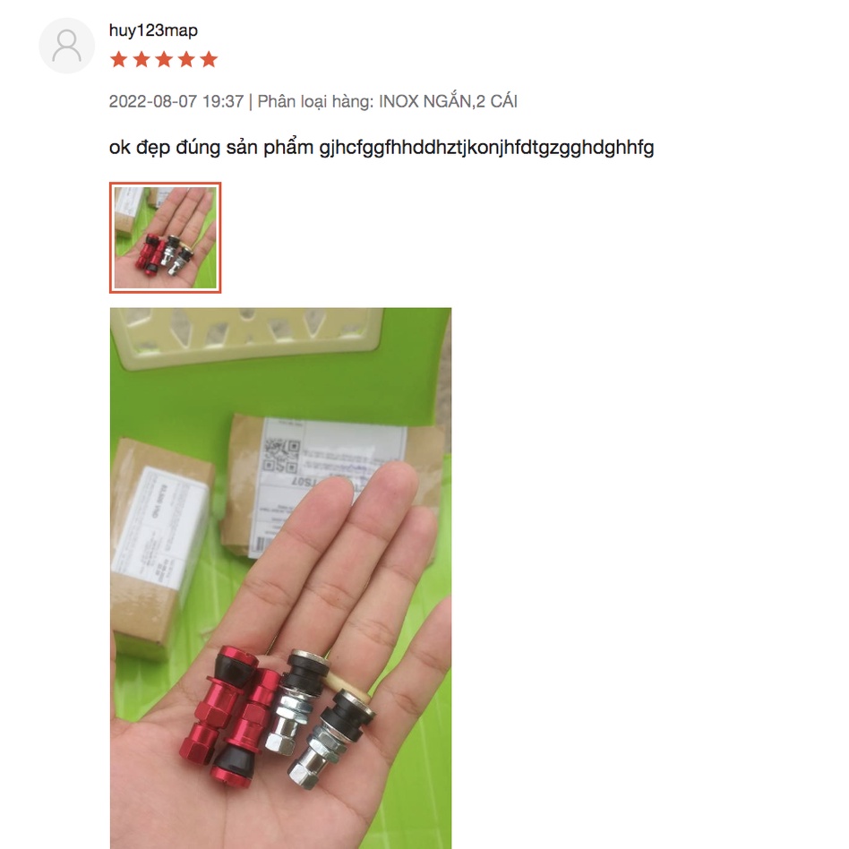 Thanh lý van vòi xe máy (bán từ 2 cái hoặc 5 cái) các loại dành vỏ không ruột thanh khang VV.