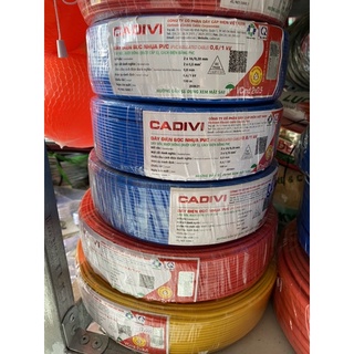 Dây điện đôi cadivi 2x2.5 mm vcmd 2x50/0.25 mm dây đôi 1 lớp vỏ