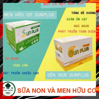 Sữa non sunplus và men hữu cơ
