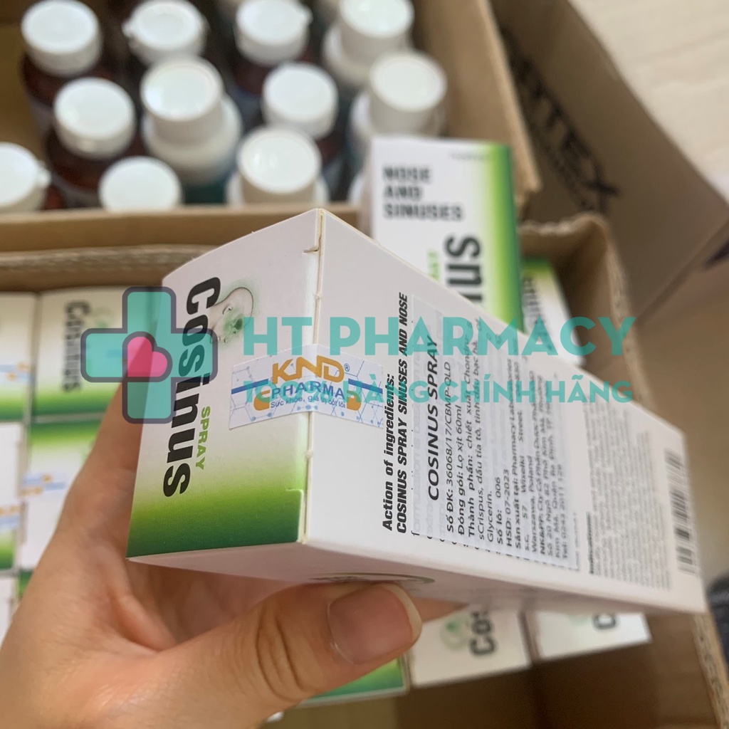 XỊT XOANG MŨI COSINUS SPRAY 60ML [CHÍNH HÃNG] NHẬP KHẨU CHÂU ÂU