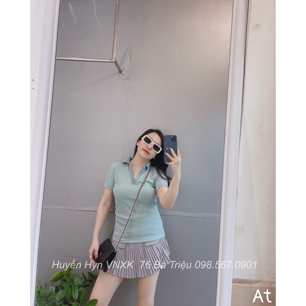 ÁO POLO CỔ KHOÉT V 5 MÀU