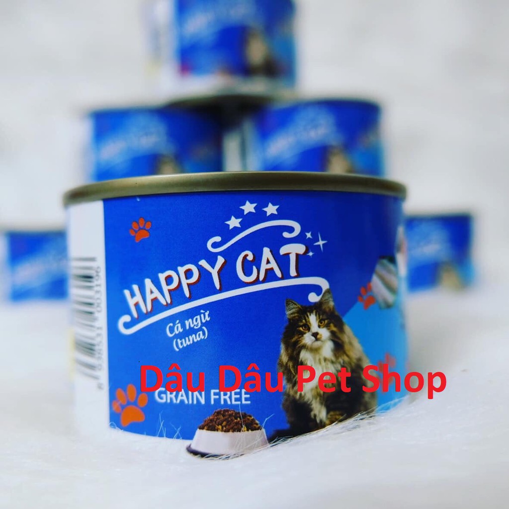 (đổ sỉ)Pate cho mèo happy cat