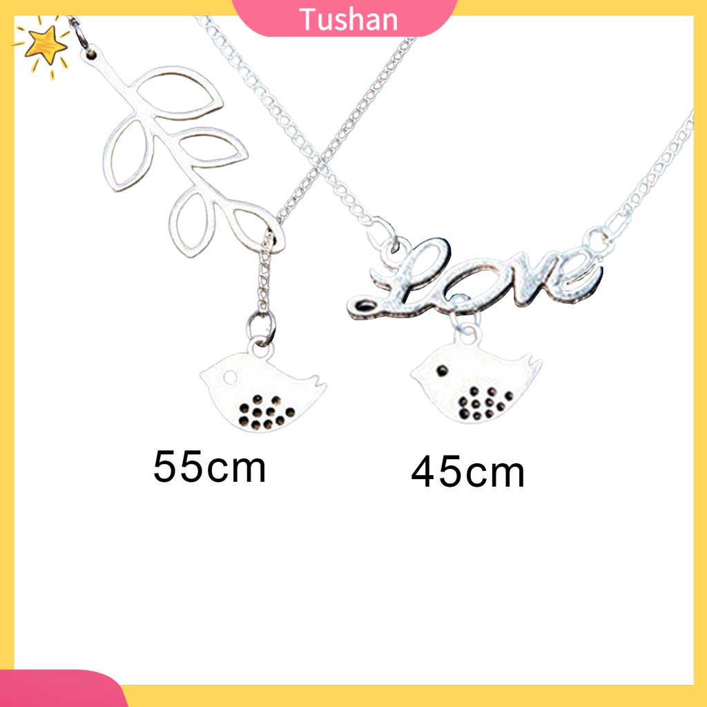 Dây chuyền nữ mặt cú và lá sen đáng yêu