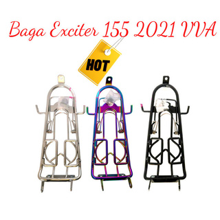 Baga Giữa Cho Xe Exciter 155 INOX 10LI  EX 2021 ( TRẮNG INOX, SƠN TĨNH ĐIỆN ĐEN, TITAN 7 MÀU ) BH 1 ĐỔI 1