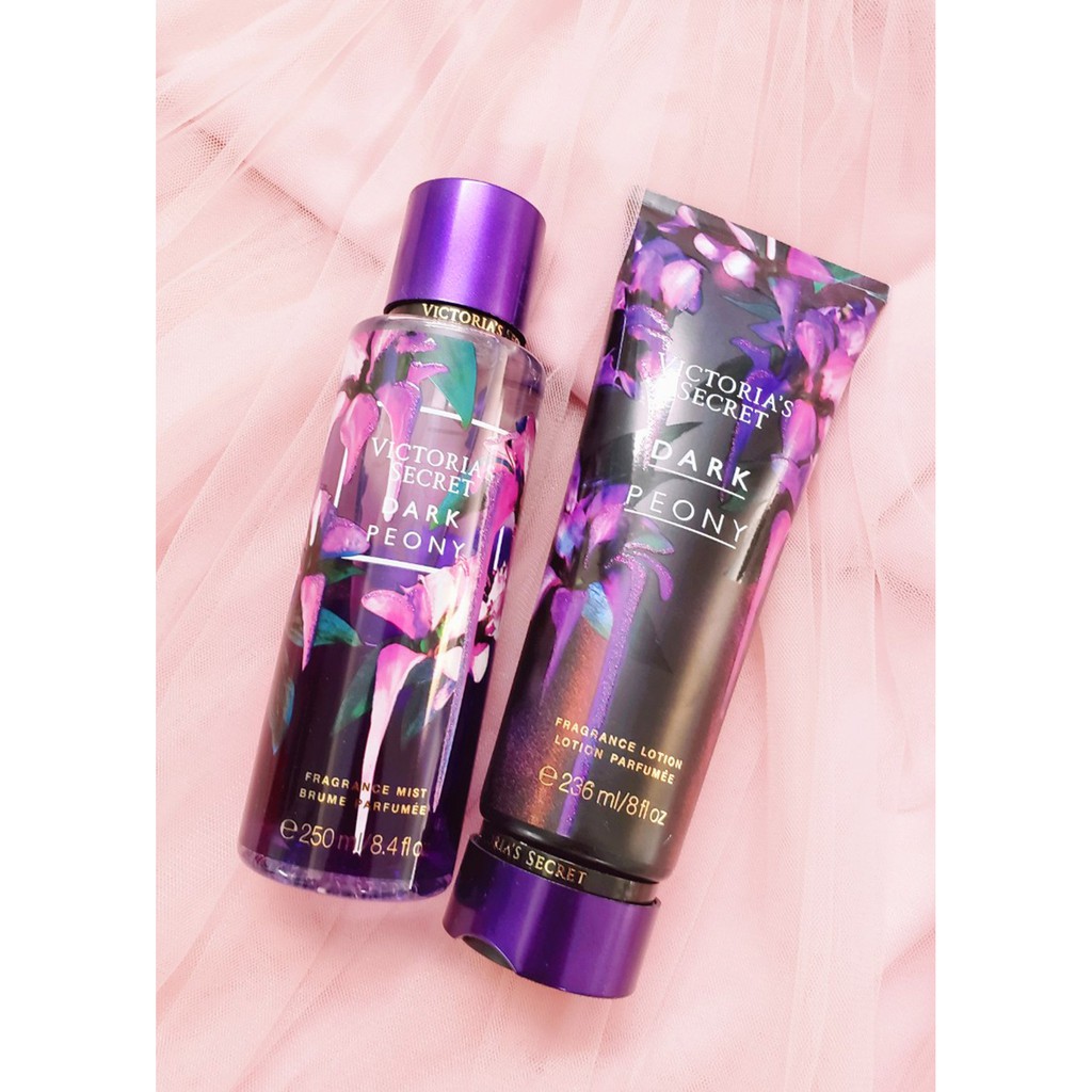 Combo Xịt Thơm Body Mist Victoria’s Secret -Dark peony