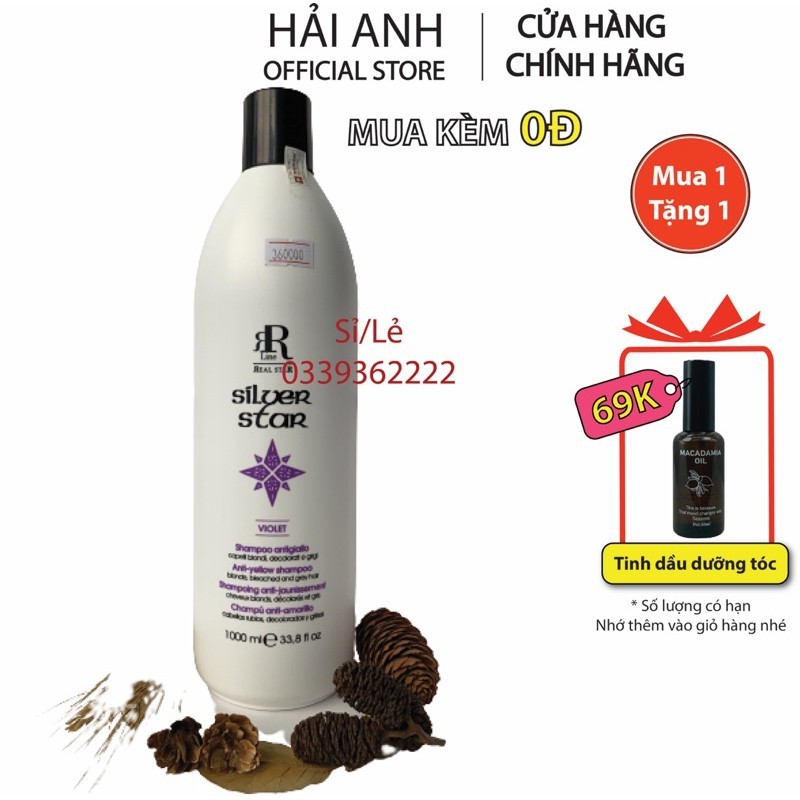 Dầu gội tím khử vàng, chăm sóc tóc vàng sáng 1000ml | BigBuy360 - bigbuy360.vn