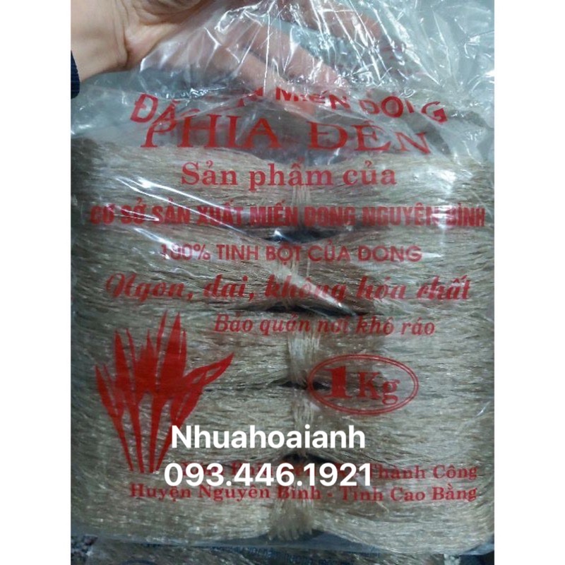 Túi đựng miến rong 500gr không in, bao bì túi miến