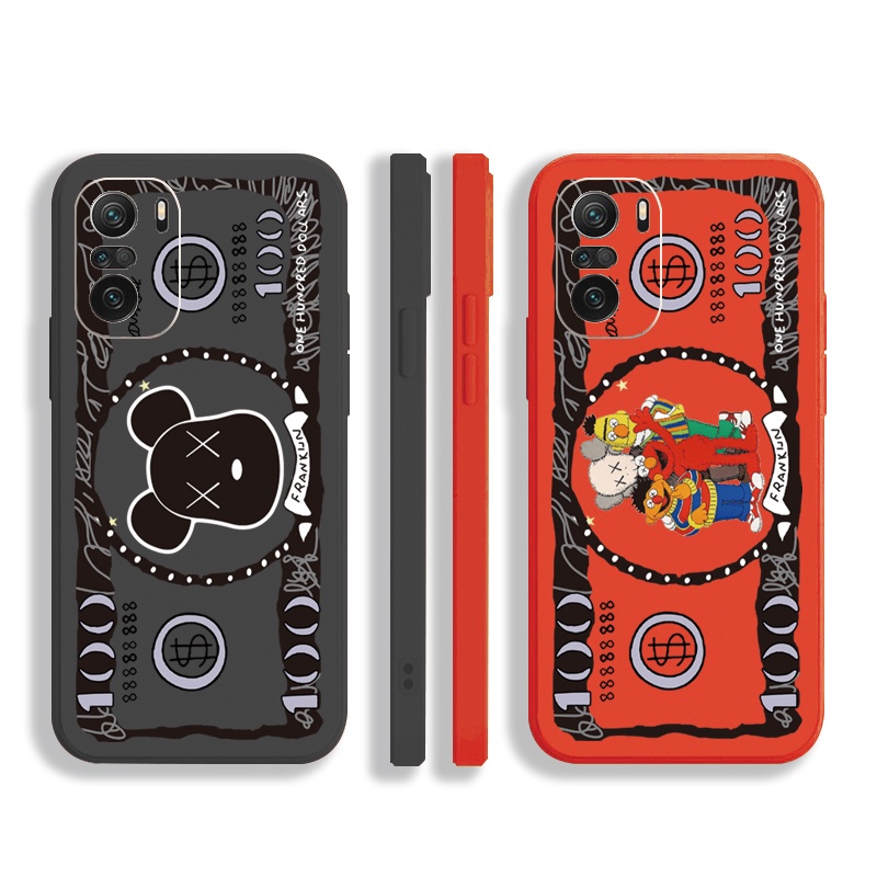 Ốp Điện Thoại Cạnh Vuông In Hình Đô La Cho Redmi Note 11 9C 11S Redmi 10C 10A 10 Prime 5G POCO M4 Pro X3 GT F3 C31 M2