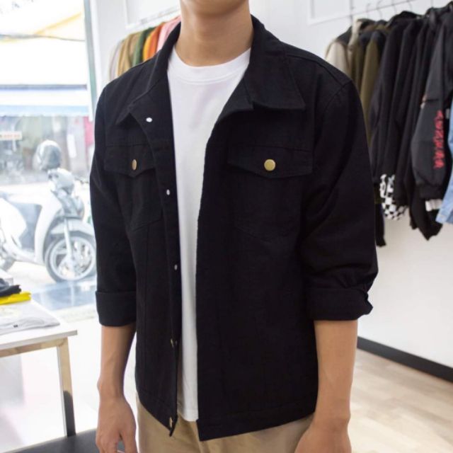 ÁO KHOÁC KAKI UNISEX HÌNH THẬT 100% SIÊU CẤP