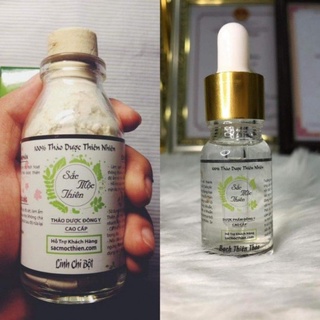 Bộ Tinh chất Giúp dưỡng da ngừa mụn Sắc Mộc Thiên 10ml và Linh Chi Mộc 100g