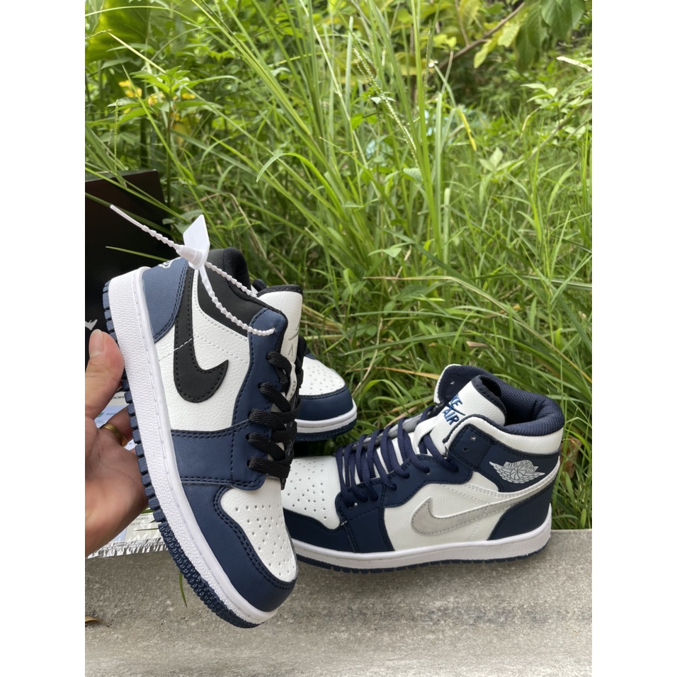 [Giày Jodan 1 High Xanh Navy Full PK[Box&Bill]⚡️Giày thể thao/Sneaker Nam Nữ‼️