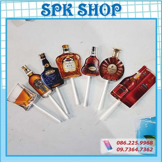 Set cắm giấy bình trang trí - Trang trí bánh kem, trang trí bánh sinh nhật