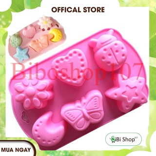 💥💧 🎶Khuôn silicon 6 hình ngộ nghĩnh🎶