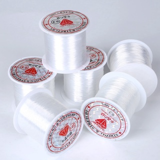 Tự làm 1 cuộn dây câu trong suốt chống căng thẳng dây nylon mạnh 0.2 / 0.25 / 0.3 / 0.35 / 0.4 / 0.4 / 0.45 / 0.5 / 0.6mm dây trang sức làm diy