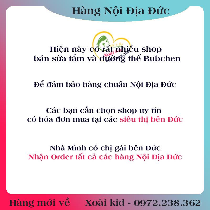 [auth] Sữa tắm và dưỡng thể Bubchen mama mẫu mới hàng Đức cho bà bầu [Hot]