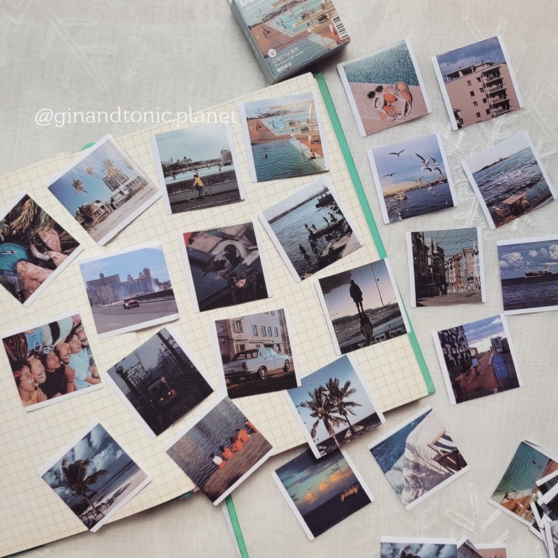 Set 23 sticker chủ đề du lịch và nhiếp ảnh dùng trang trí bullet journal - ginandtonic