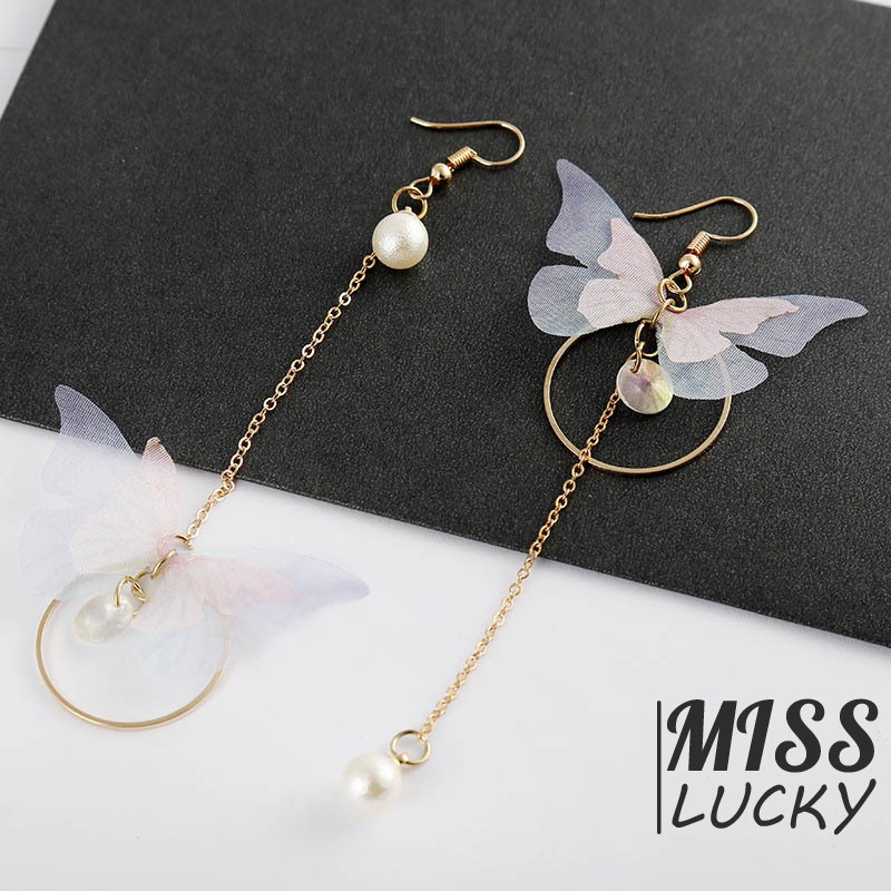 Khuyên tai nữ kiểu dáng không đối xứng thời trang cá tính