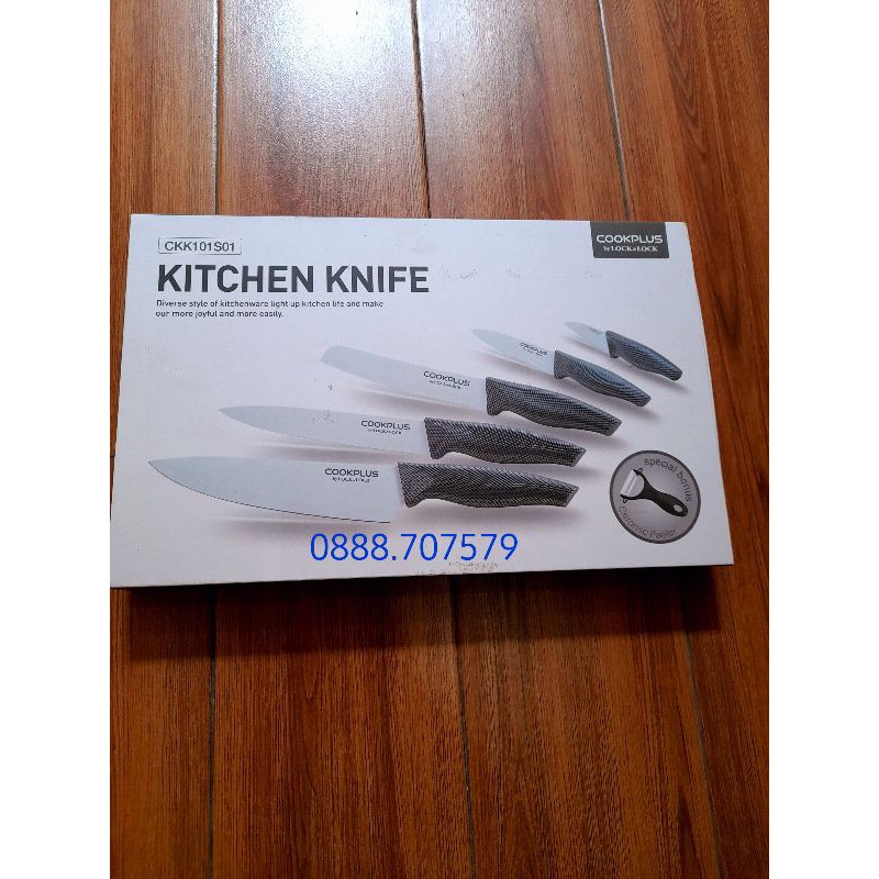 Bộ dao 6 món Cookplus - Kitchen Knife (+Quà tặng)