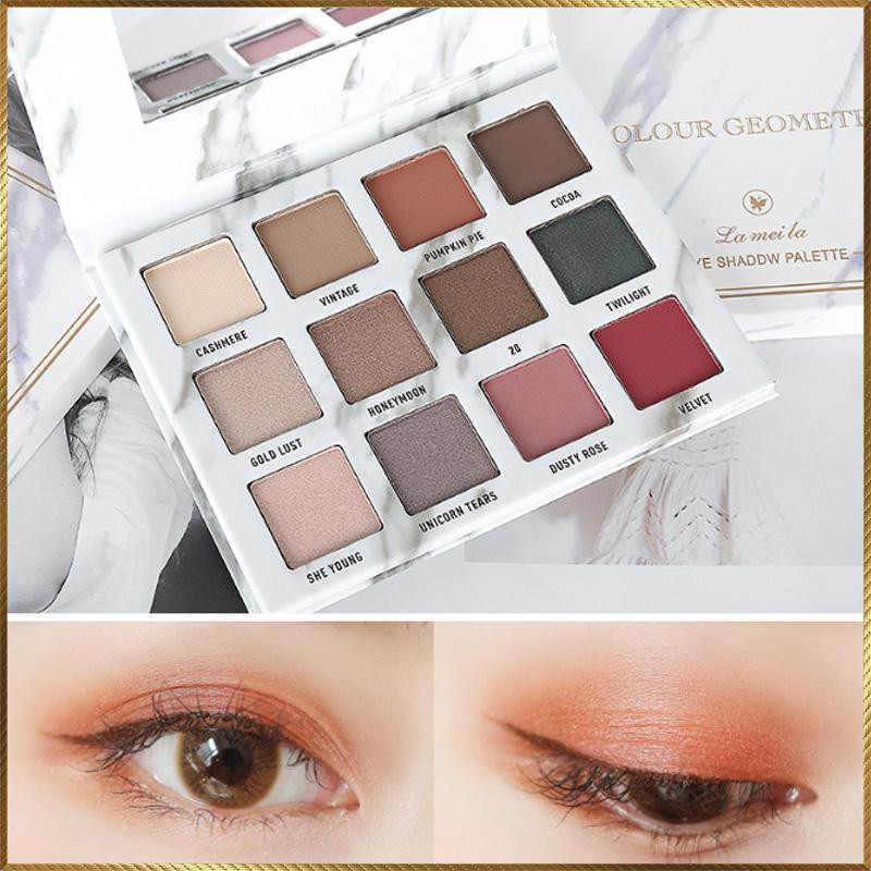 bảng 12 màu phấn mắt chính hãng LAMEILA color - nội địa trung | BigBuy360 - bigbuy360.vn