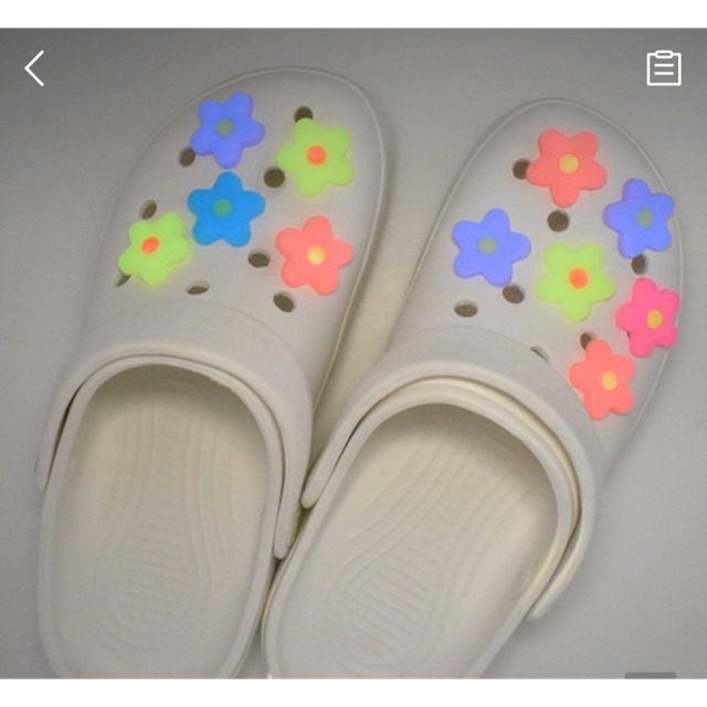Jibbitz gắn dép crocs dạ quang Hot