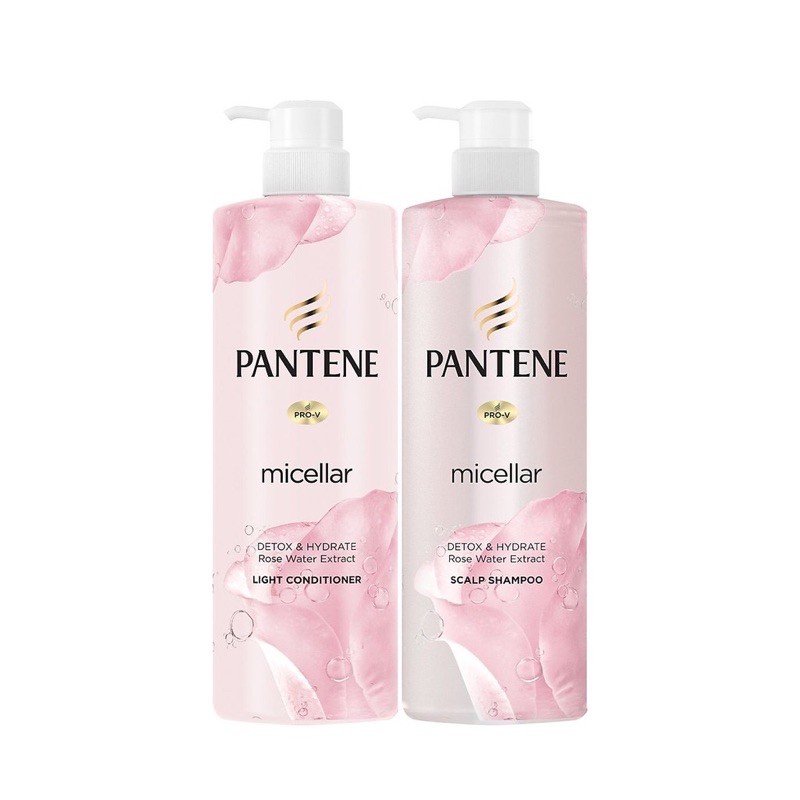 CẶP GỘI XẢ PANTENE MICELLAR 530ml HƯƠNG HOA HỒNG GIÁ SHOCK