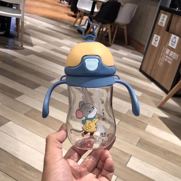 Minchun123: Bình uống nước hình sao, hình thỏ cho bé , tay cầm, dây đeo tiện đi lớp