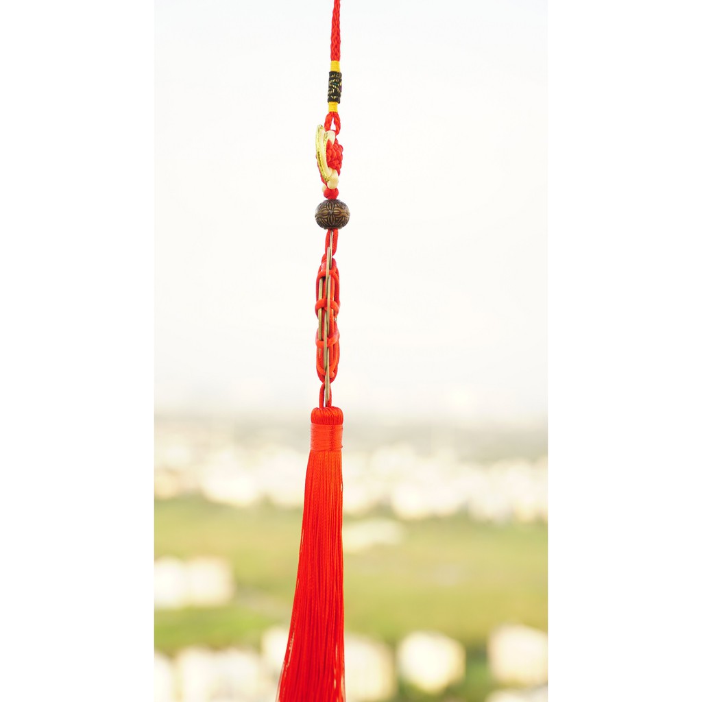 Dây xe treo phong thủy đồng tiền Mai Hoa Thập Toàn | BigBuy360 - bigbuy360.vn