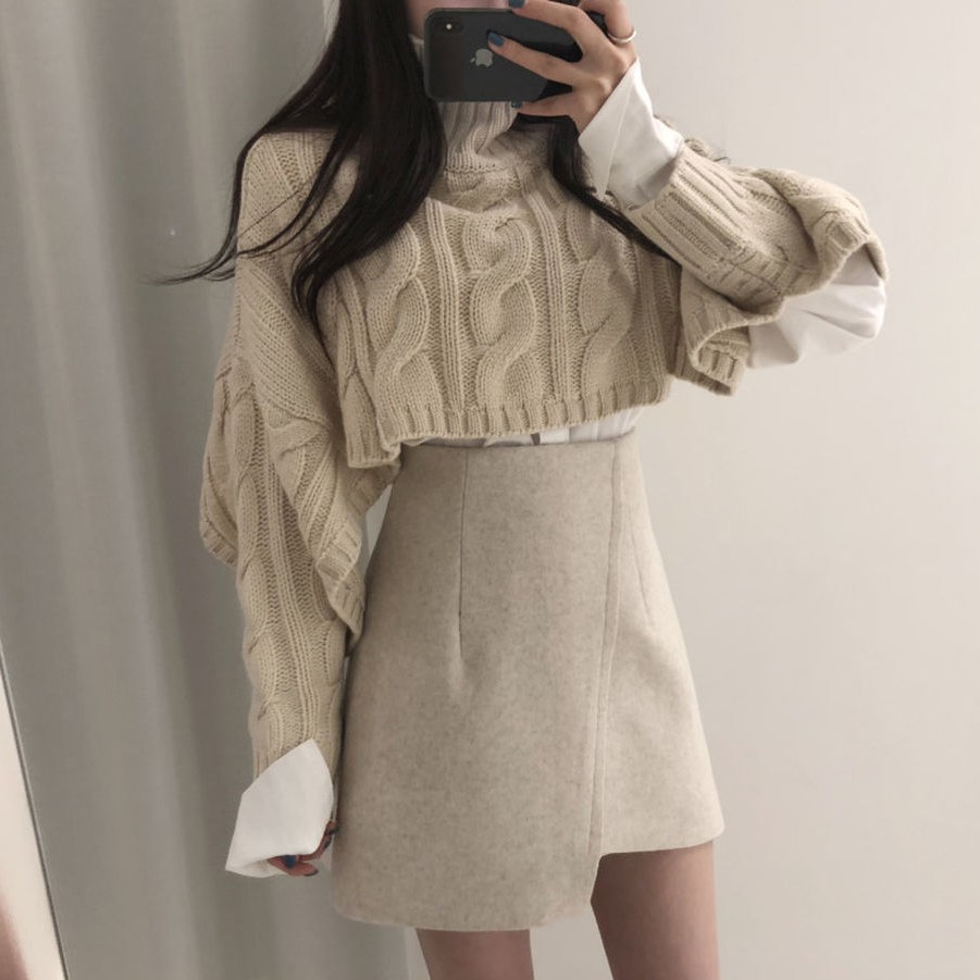 Áo Len nữ thu đông tiểu thư Ulzzang | BigBuy360 - bigbuy360.vn