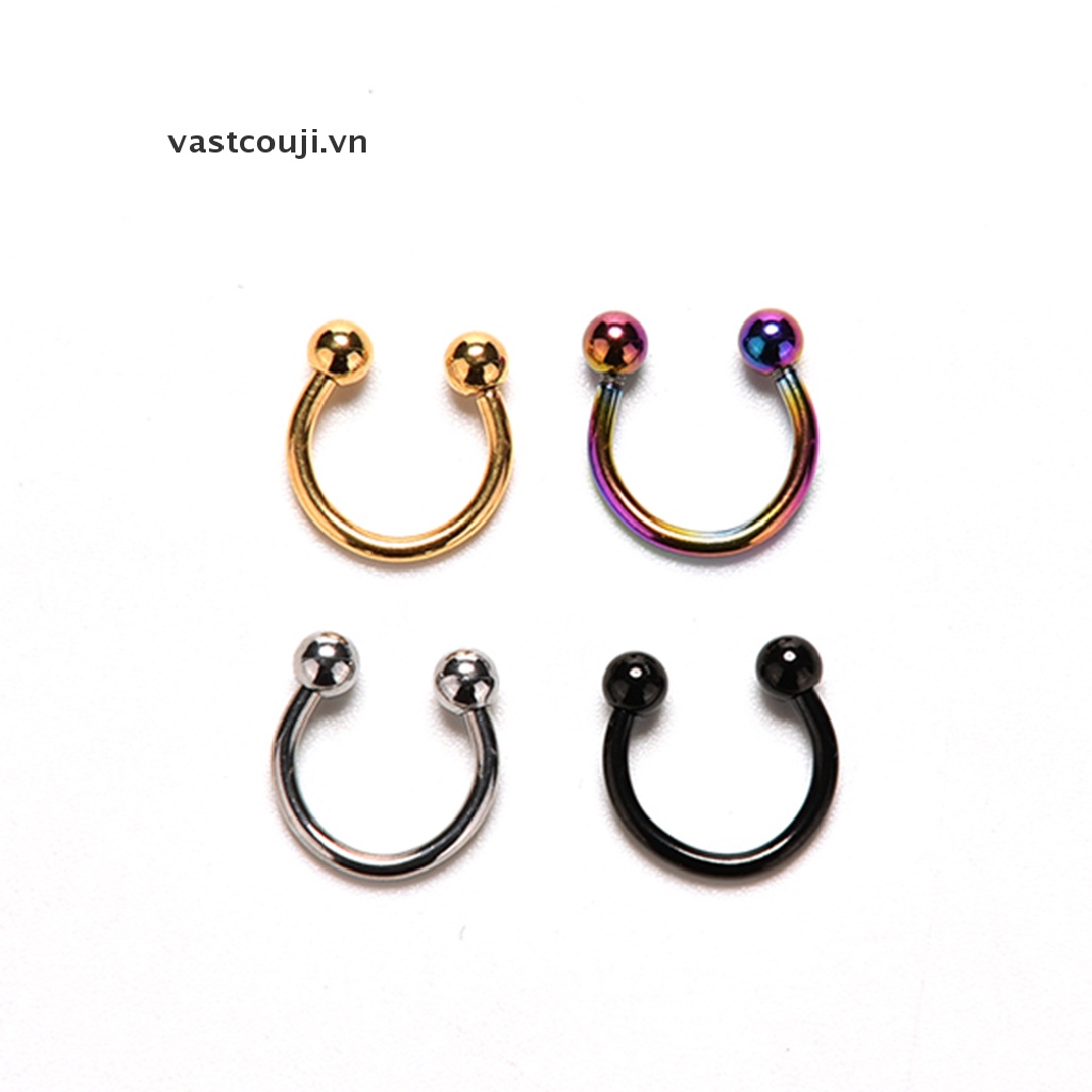 [Hàng mới về] Khuyên mũi giả dạng kẹp thời trang cá tính độc đáo