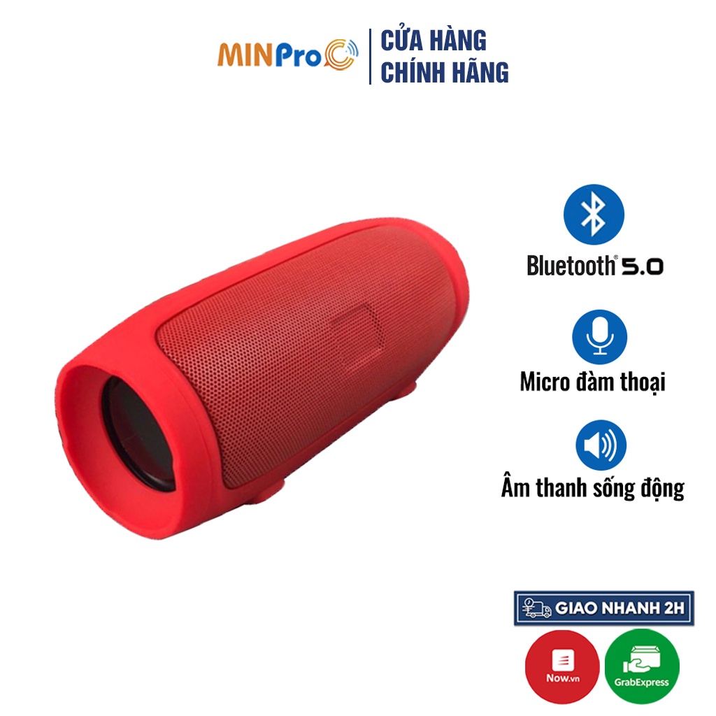 Loa bluetooth mini CHARGE 3 không dây nghe nhạc, âm thanh chất lượng, cắm được usb thẻ nhớ MINPRO