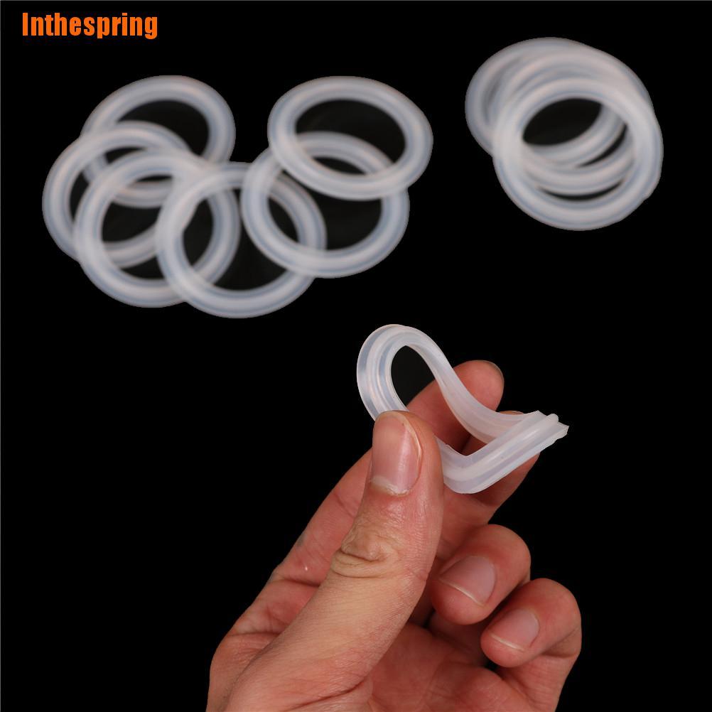 TRI (Hàng Mới Về) Set 10 Vòng Kẹp Silicon Tam Giác 1.5 &quot;Onespring