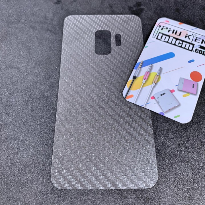 Dán mặt lưng Carbon Samsung S9