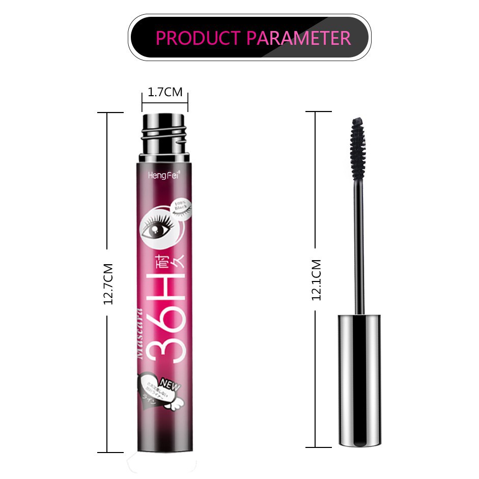 Mascara màu đen Pudaier 4D chống thấm nước 30g
