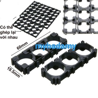 Đế cố định pin 18650 ghép 3 cell