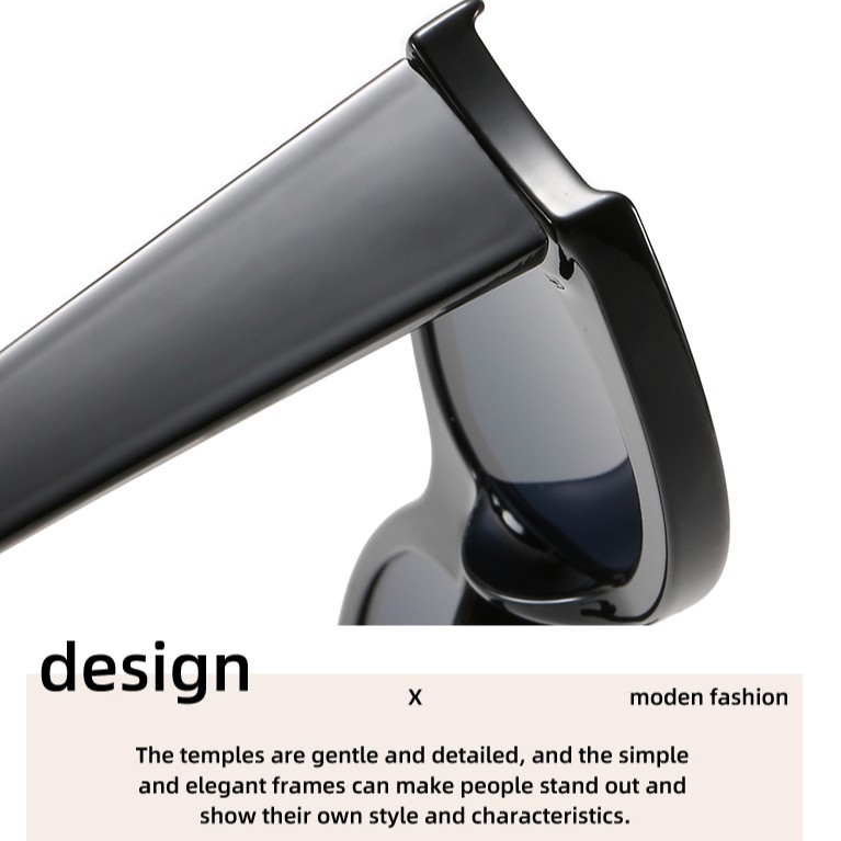 Kính mát gọng nhựa phong cách hip hop cho nữ