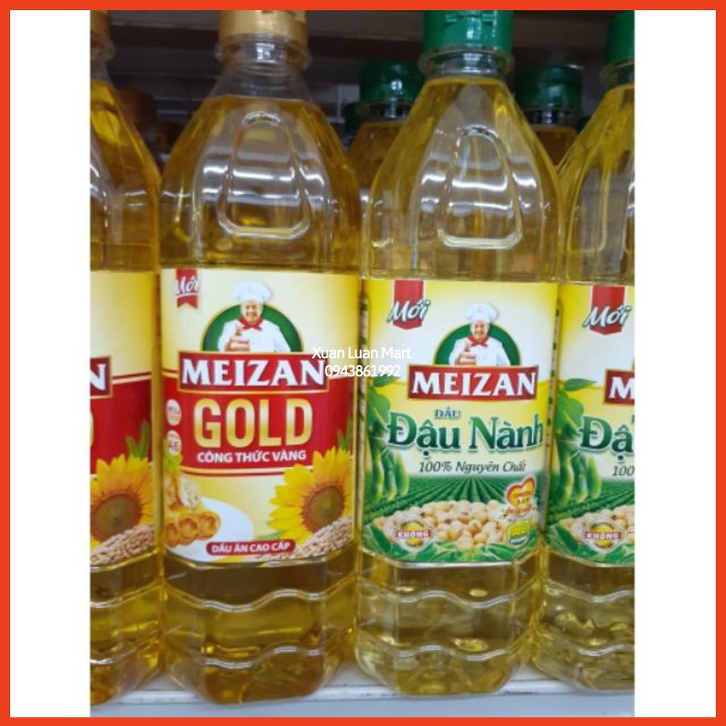 [Mã GROSALE55 giảm 8% đơn 500K] Dầu ăn Meizan Gold 1L