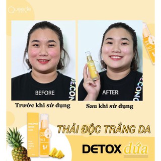 DETOX THẢI ĐỘC DỨA CO2 DÀNH CHO FACE( MẶT)