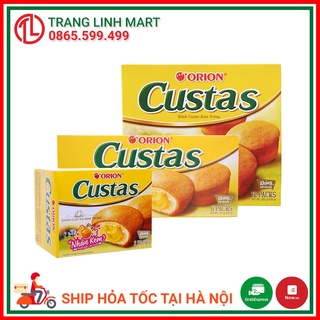 Bánh Custas Orion kem trứng hộp 12 chiếc, 6 chiếc, 2 chiếc