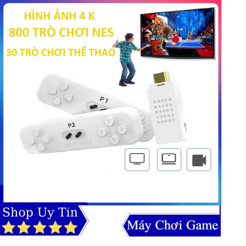 Máy chơi game tập thể dục Y2 Fit 830 Game 4K, Trò sport + trò chơi cổ điển, game 4 nút kêt nối HDMI 2 người chơi