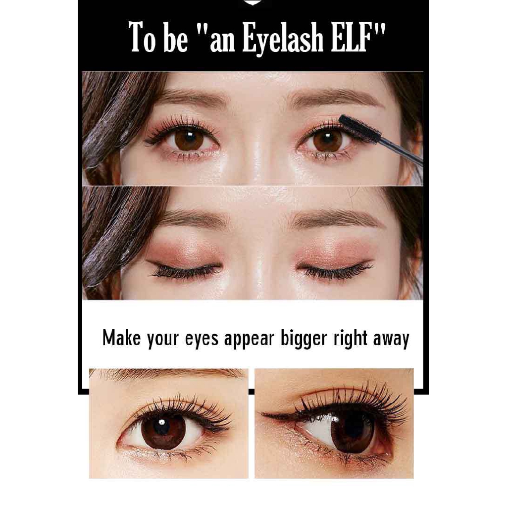 Mascara uốn cong nối dài làm dày lông mi kháng nước lâu trôi SENANA 8g