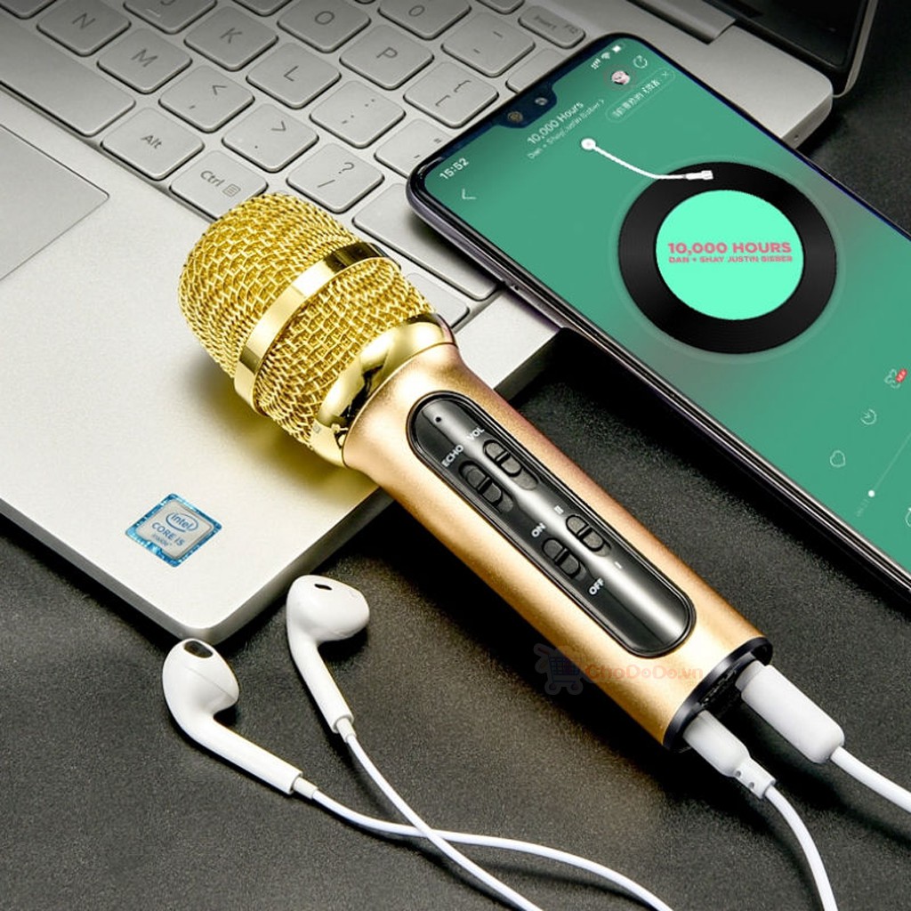  Micro C11 bản nâng cấp - Mic Livestream Karaoke Facebook, Bigo Hát Hay, Giá Rẻ