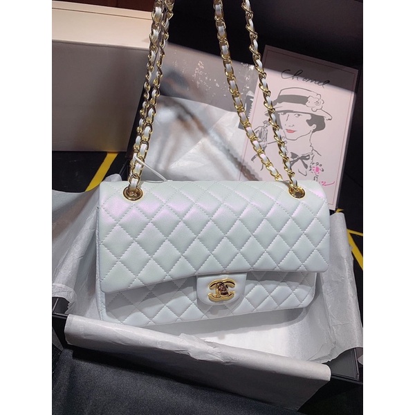 Túi xách da nữ Classic Chất da thật mịn Size 25.5 Fullbox nam châm