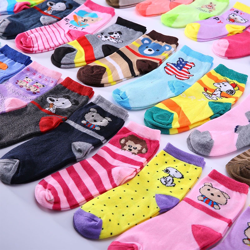 Vớ cotton mềm dành cho bé từ 1-13 tuổi